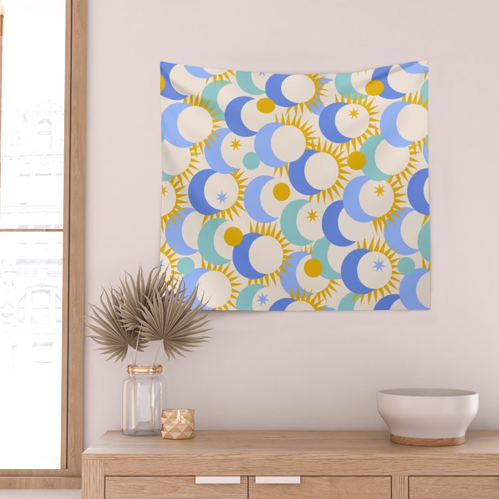 Celestial Eclipse Wall Tapestry Gallery Image 2