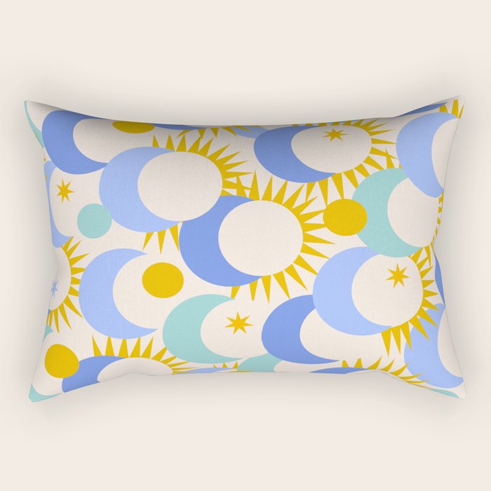 Celestial Eclipse Rectangular Pillow Gallery Image 1