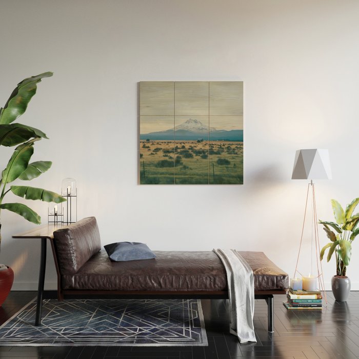 Mount Jefferson Wood Wall Art Gallery Image 2