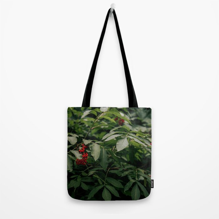 Red Elderberry Tote Bag Gallery Image 2