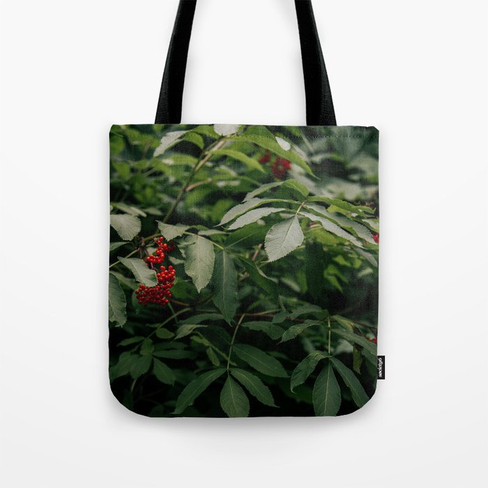 Red Elderberry Tote Bag Gallery Image 1