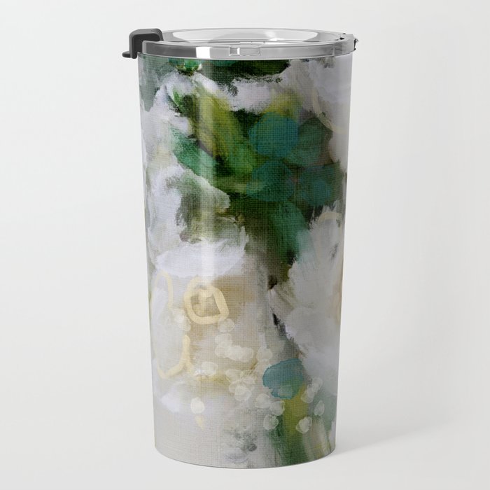 floral abstract 2 22 Travel Mug Gallery Image 3