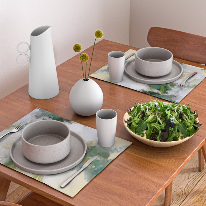 floral abstract 2 22 Placemat Gallery Image 2