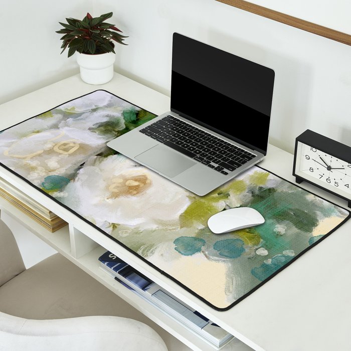 floral abstract 2 22 Desk Mat Gallery Image 2