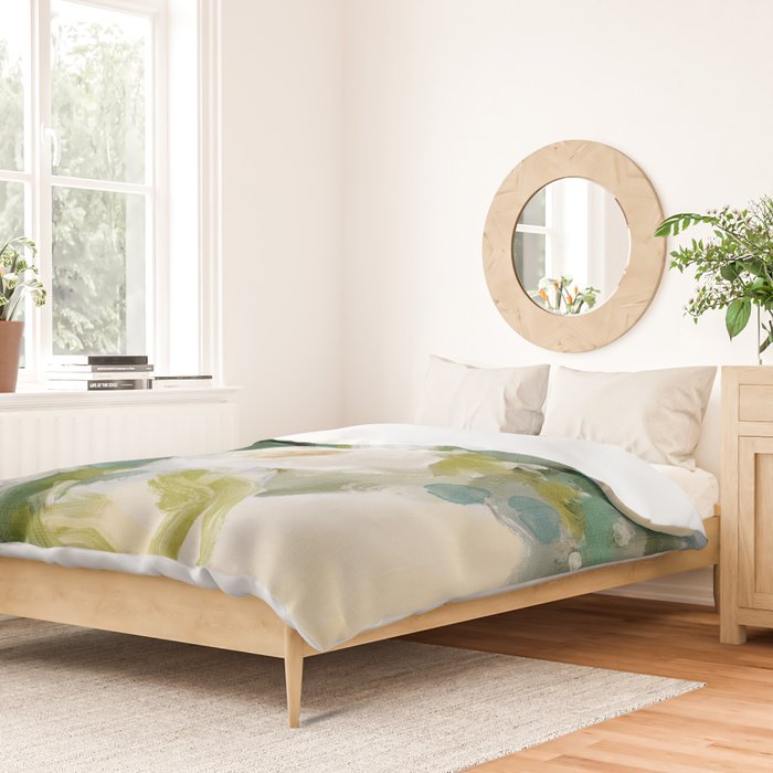 floral abstract 2 22 Duvet Cover Gallery Image 2