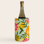 Grapefruit Blooms - Mint Palette Wine Chiller Gallery Image 2