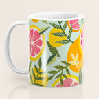 Grapefruit Blooms â Mint Palette Coffee Mug Gallery Image 3