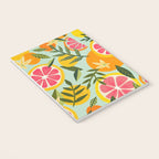 Grapefruit Blooms - Mint Palette Notebook Gallery Image 3