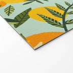 Grapefruit Blooms - Mint Palette Welcome Mat Gallery Image 2