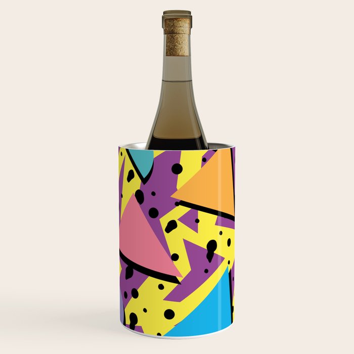 Memphis Pattern 21 - 80s / 90s Retro Wine Chiller Gallery Image 3