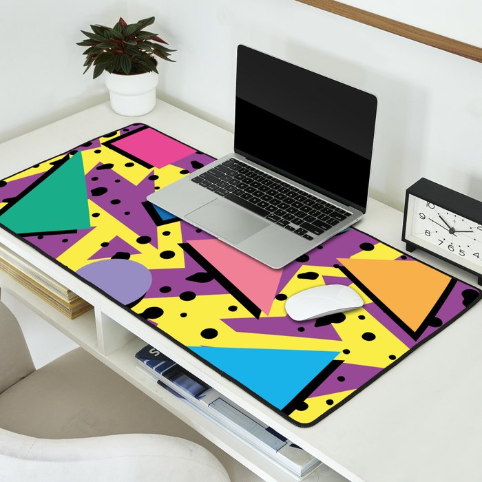 Memphis Pattern 21 - 80s / 90s Retro Desk Mat Gallery Image 2