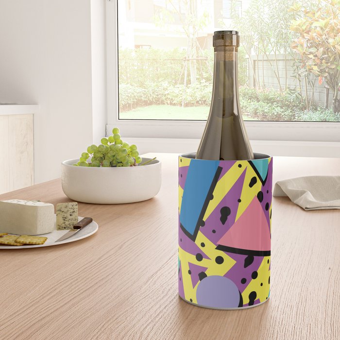 Memphis Pattern 21 - 80s / 90s Retro Wine Chiller Gallery Image 4