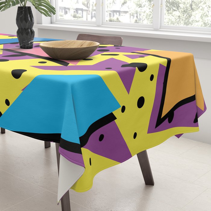 Memphis Pattern 21 - 80s / 90s Retro Tablecloth Gallery Image 3