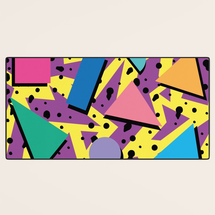 Memphis Pattern 21 - 80s / 90s Retro Desk Mat Gallery Image 3