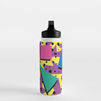 Memphis Pattern 21 - 80s / 90s Retro Water Bottle Gallery Image 3