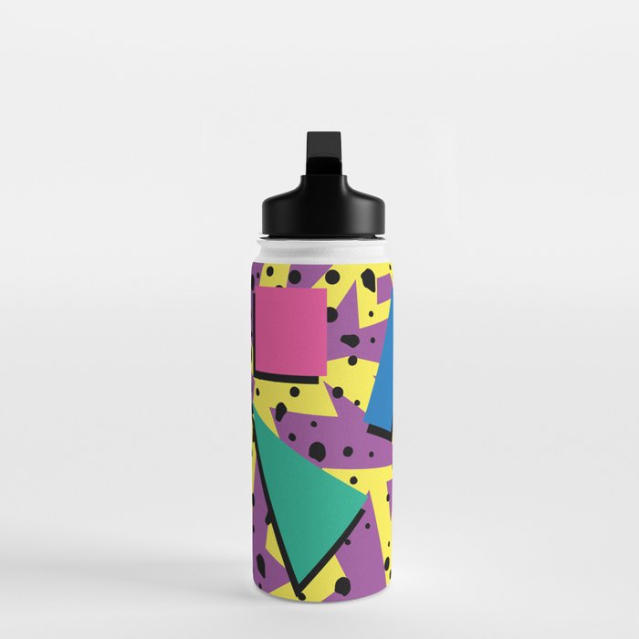 Memphis Pattern 21 - 80s / 90s Retro Water Bottle Gallery Image 3