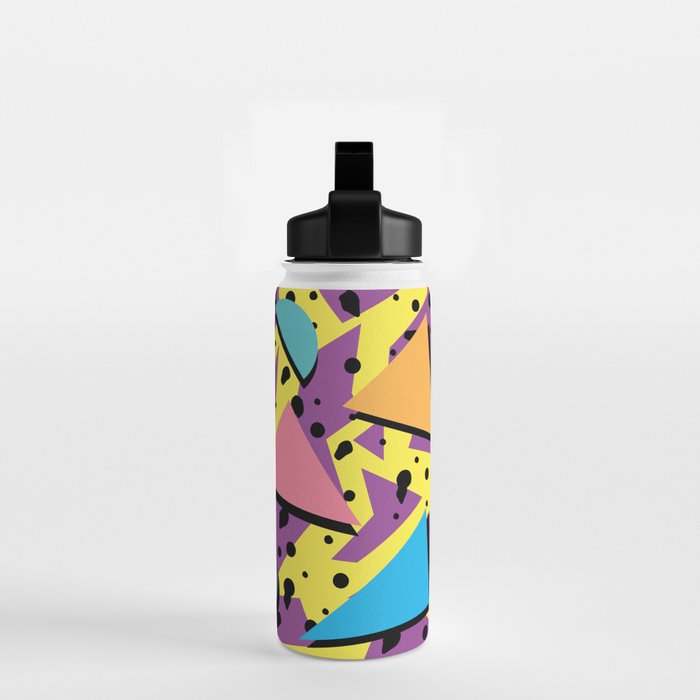 Memphis Pattern 21 - 80s / 90s Retro Water Bottle Gallery Image 2
