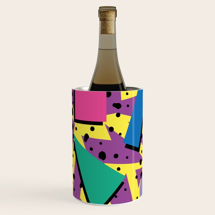Memphis Pattern 21 - 80s / 90s Retro Wine Chiller Gallery Image 2