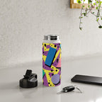 Memphis Pattern 21 - 80s / 90s Retro Water Bottle Gallery Image 4