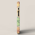 Coquette Ribbon Bows on Colorful Patchwork iPhone Case Gallery Image 2