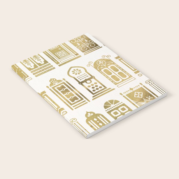 Moroccan Doors - Gold Palette Notebook Gallery Image 2