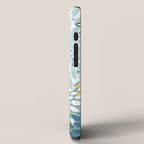 Modern Floral Yellow And Teal  iPhone Case Gallery Image 2