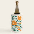 Tangerine & Pine: Matisse Flowers & Leaves Wine Chiller Gallery Image 3