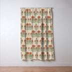 Marigold - persimmon Window Curtain Gallery Image 3