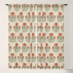 Marigold - persimmon Window Curtain Gallery Image 5
