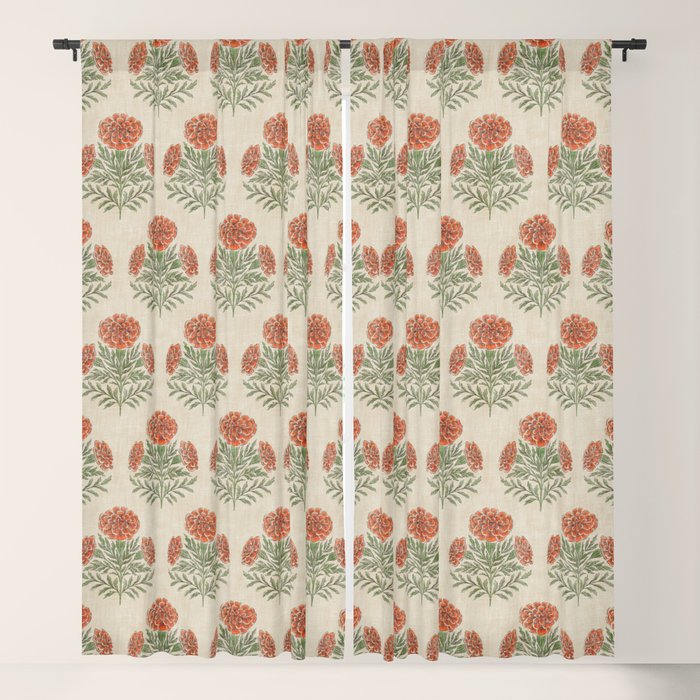 Marigold - persimmon Window Curtain Gallery Image 5