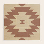 Southwestern Minimalism - Neutral Rose Beige Wood Wall Art Gallery Image 1