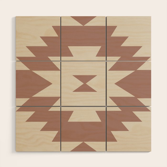 Southwestern Minimalism - Neutral Rose Beige Wood Wall Art Gallery Image 1