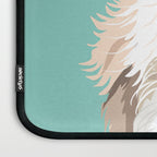Golden Doodle pet portrait art print and dog gifts Laptop Sleeve Gallery Image 3