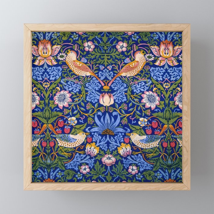 William Morris "Strawberry Thief" 1. Mini Art Print Gallery Image 1