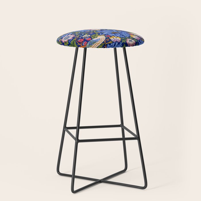 William Morris "Strawberry Thief" 1. Stool Gallery Image 1