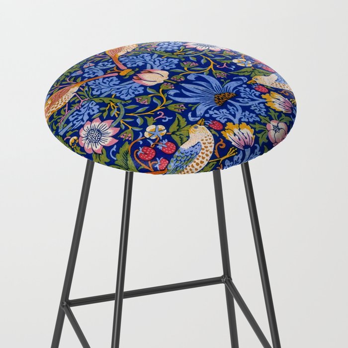 William Morris "Strawberry Thief" 1. Stool Gallery Image 2
