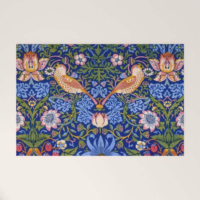 William Morris "Strawberry Thief" 1. Welcome Mat Gallery Image 1