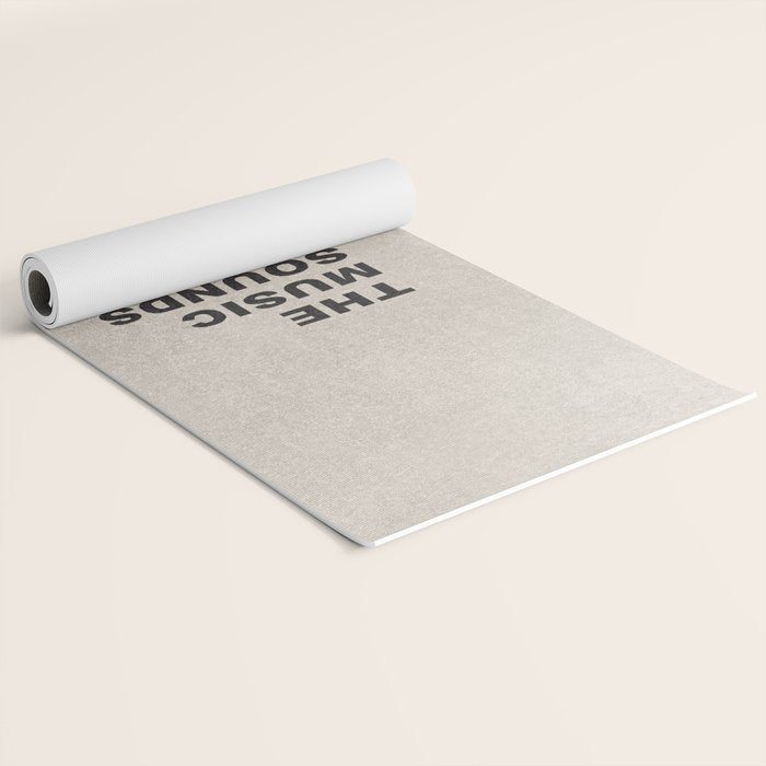 The Music Sounds Better With You Yoga Mat Gallery Image 2