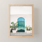 The Ostuni Door | Italy fine art travel photography | Colorful cityscape Mini Art Print Gallery Image 1