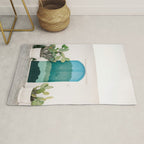 The Ostuni Door | Italy fine art travel photography | Colorful cityscape Rug Gallery Image 1