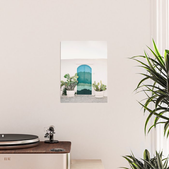 The Ostuni Door | Italy fine art travel photography | Colorful cityscape Poster Gallery Image 2