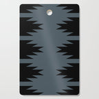 Geometric Southwestern Minimalism - Neutral Blue Cutting Board Gallery Image 1