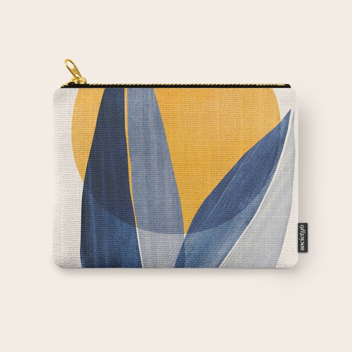 Sunshine Stack / Mid Century Abstract Illustration Carry All Pouch Gallery Image 1