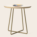 Sunshine Stack / Mid Century Abstract Illustration Side Table Gallery Image 1