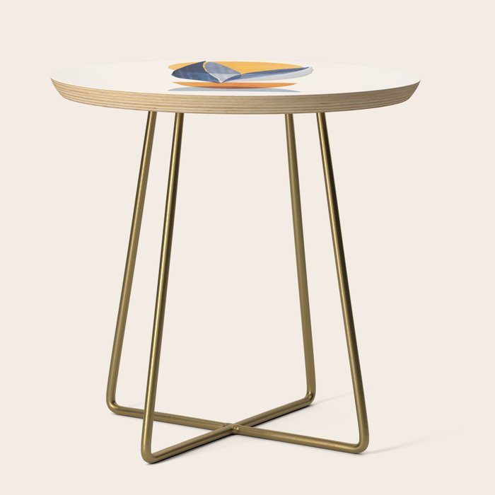 Sunshine Stack / Mid Century Abstract Illustration Side Table Gallery Image 1