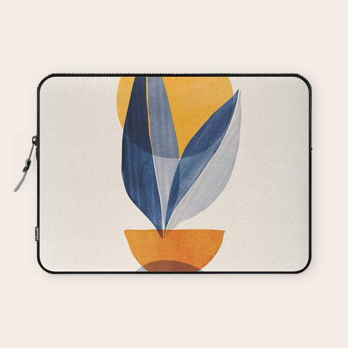 Sunshine Stack / Mid Century Abstract Illustration Laptop Sleeve Gallery Image 1