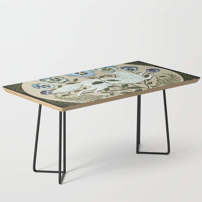 Fox in the Pansies Coffee Table Gallery Image 1