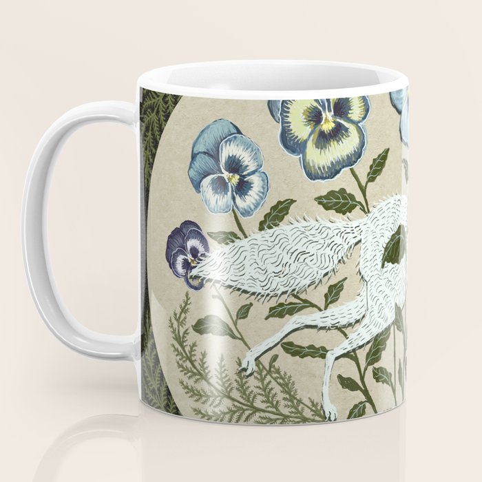 Fox in the Pansies Coffee Mug Gallery Image 3