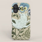 Fox in the Pansies iPhone Case Gallery Image 1