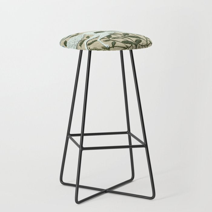 Fox in the Pansies Stool Gallery Image 1